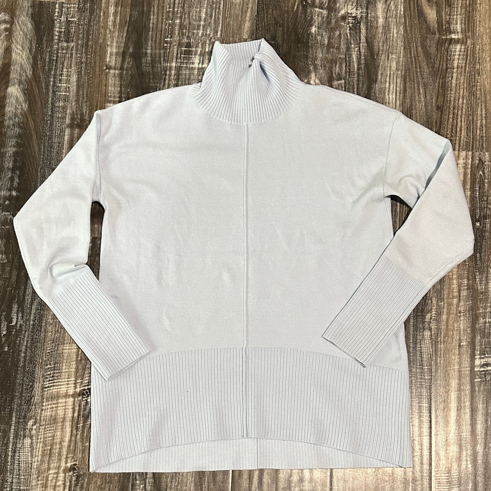 French Connection Light Blue Turtleneck Sweater